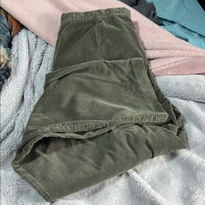 Dressbarn Sage Corduroy Trousers